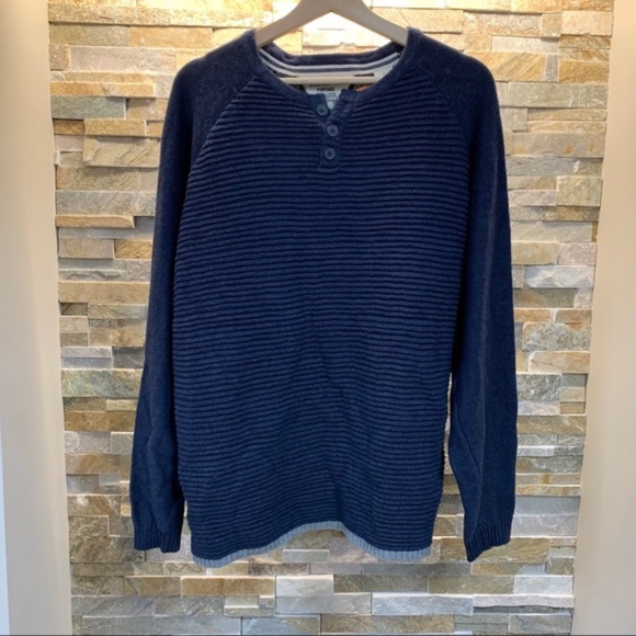 Weatherproof Ottoman Stitch Henley - Picture 3 of 6